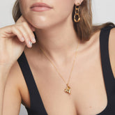 Big Heart gold necklace